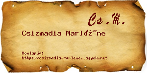 Csizmadia Marléne névjegykártya